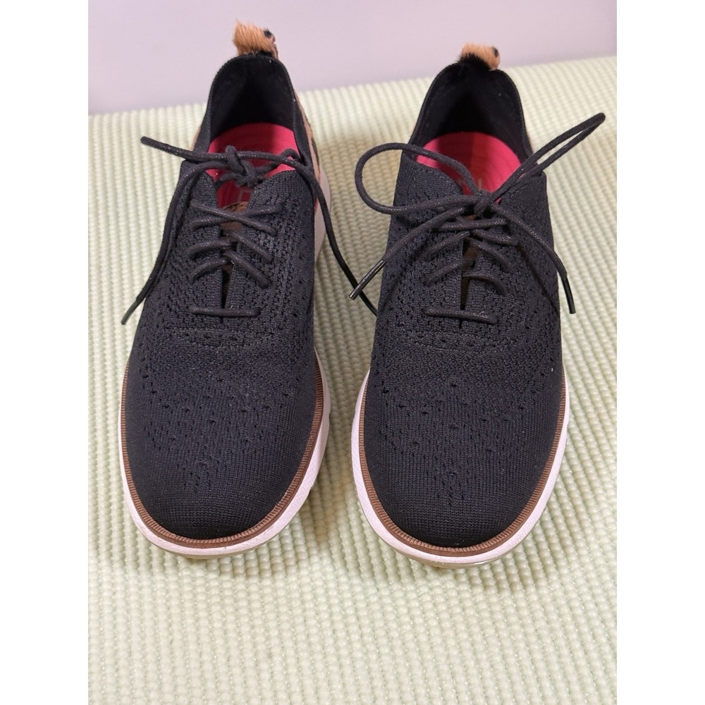 Cole Haan Zero‎ Ground Black  Leopard Casual Shoe Grand 360 Comfy 5.5